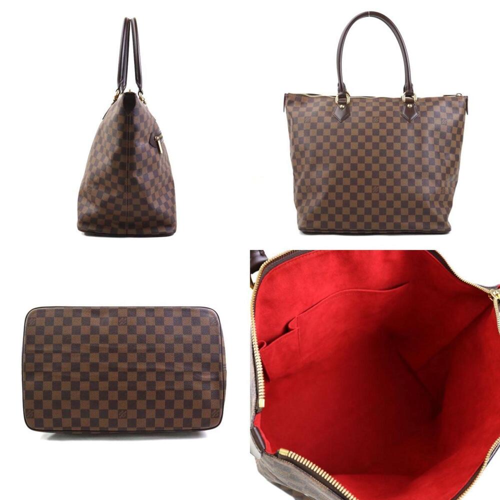 LOUIS VUITTON Authentic Brown Damier Canvas Shoulder Bag - Picture 2 of 5